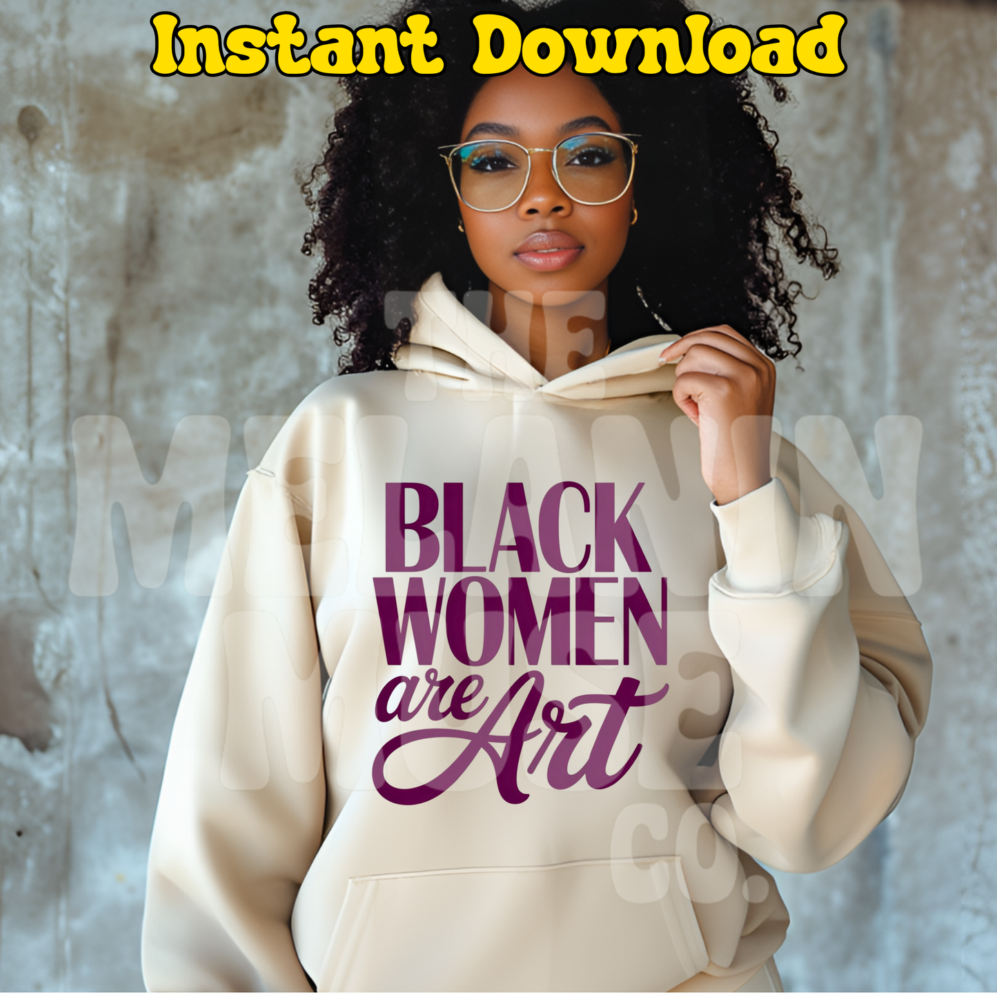 Black Women Are Art – PNG/SVG Digital Design 6 Piece Bundle