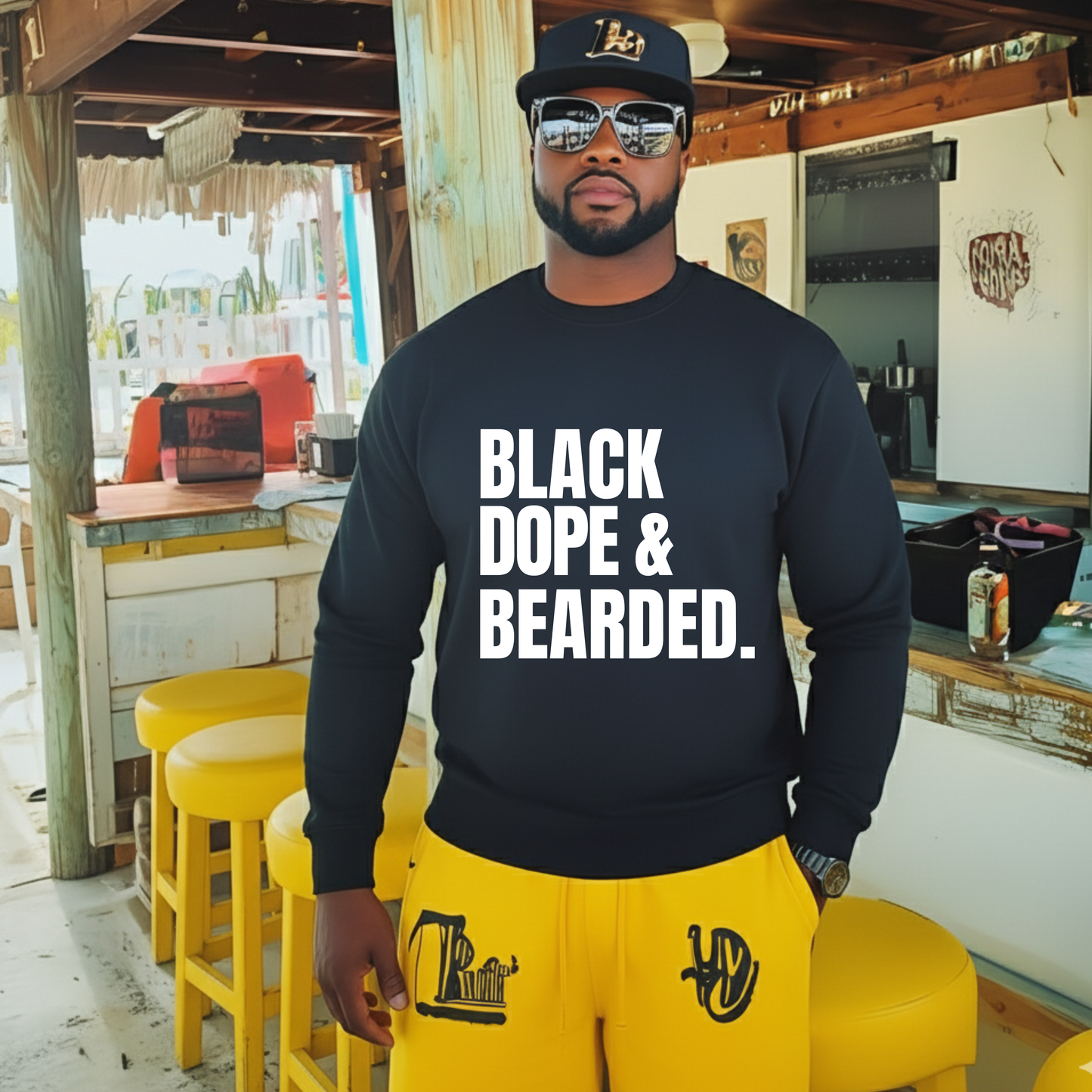 Black, Dope & Bearded.