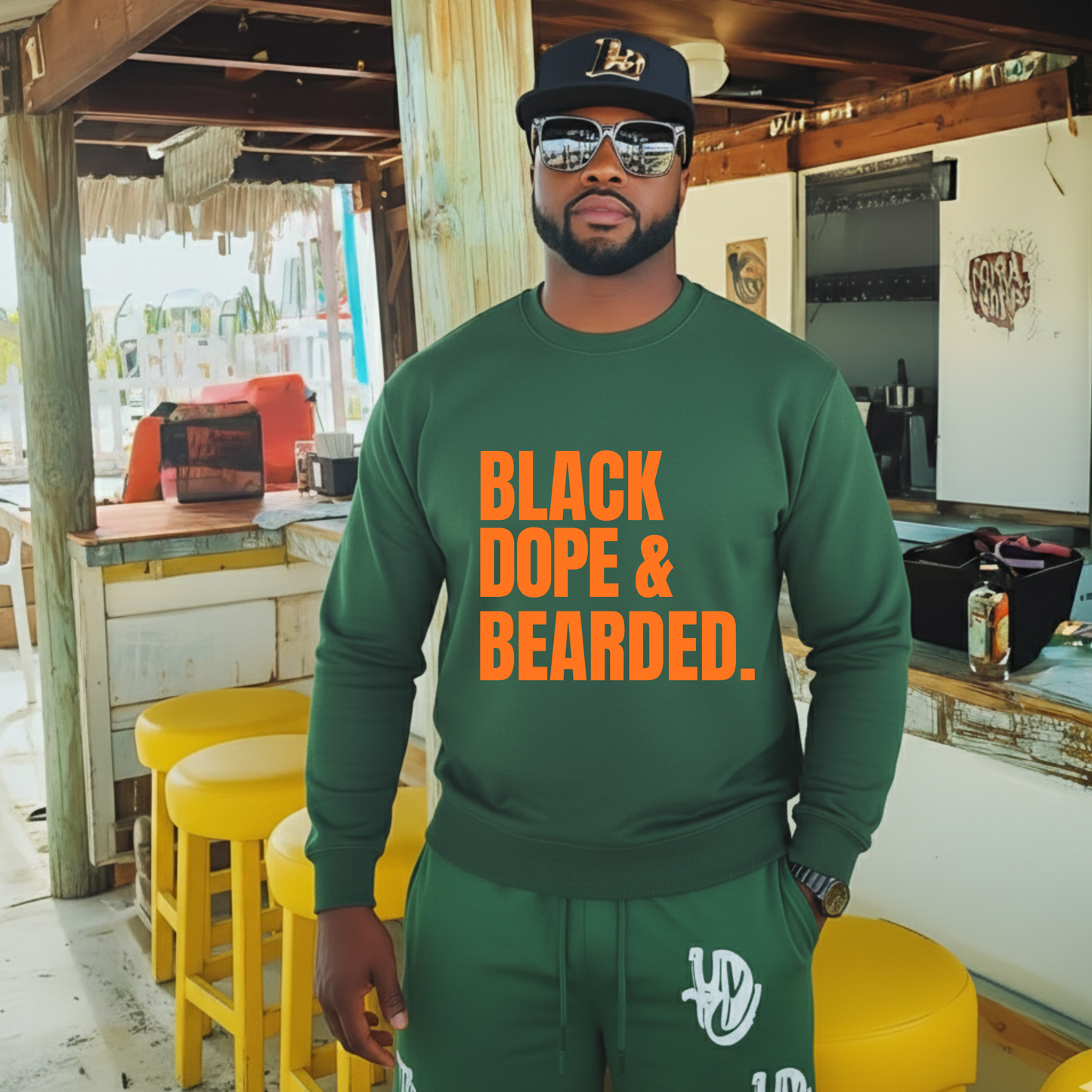 Black, Dope & Bearded.