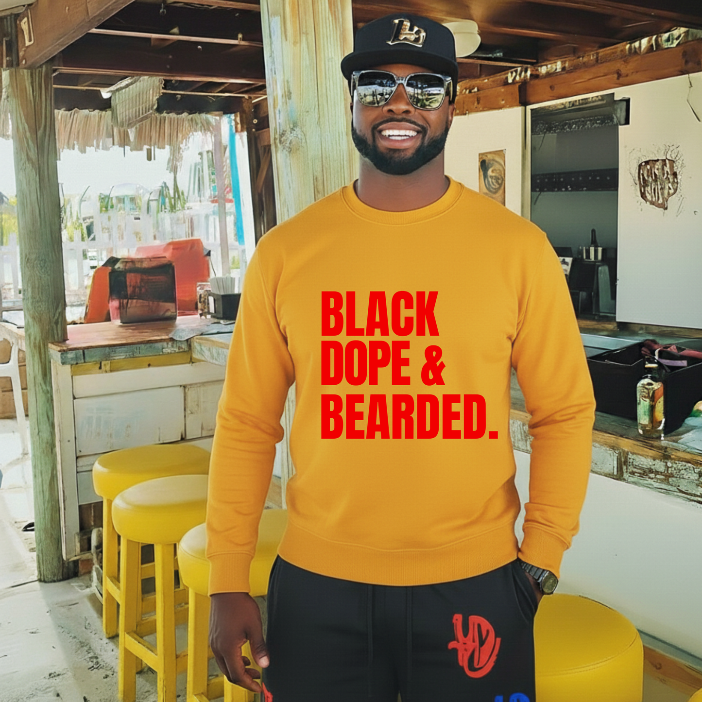 Black, Dope & Bearded.