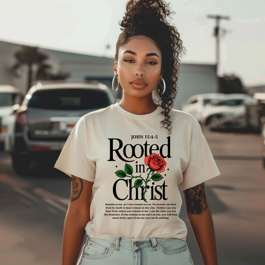 Rooted in Christ Tee | John 15:4–5