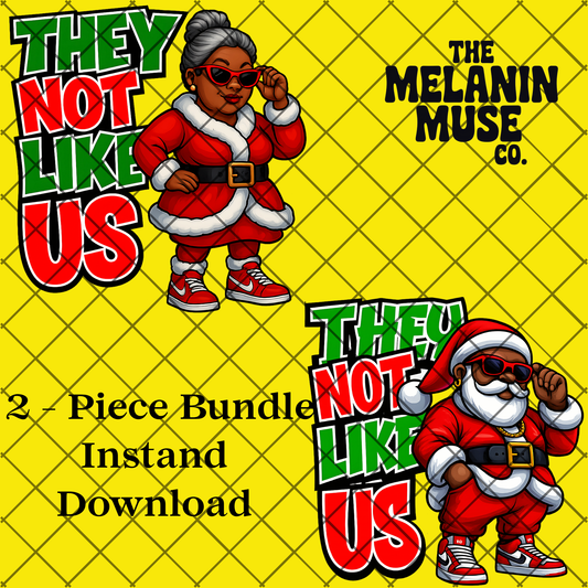 They Not Like Us Santa PNG