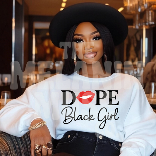 Dope Black Girl DTF Transfer