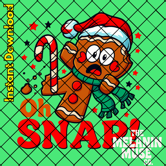Oh Snap! Gingerbread Christmas PNG